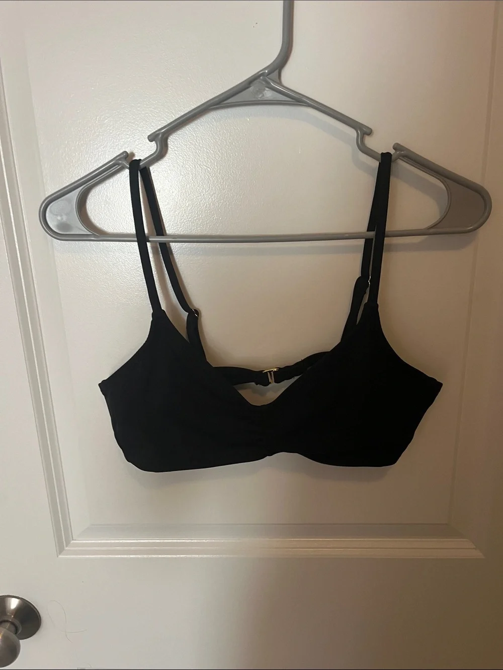 Shade & Shore Black Bikini Top with Adjustable Straps